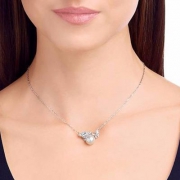 SWAROVSKI美国官网：施华洛世奇 cute 蝴蝶珍珠项链 $29