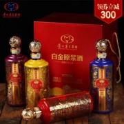茅台 白金原浆 龙腾四海 500ml*4礼盒装