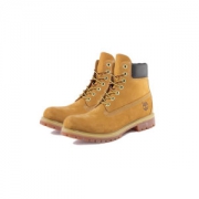 Timberland添柏岚 男士牛皮防水高帮大黄靴 10061