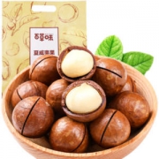 百草味 坚果炒货 食足量贩装 奶油味夏威夷果120g*4包/袋