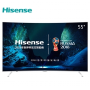 海信（Hisense）     LED55EC880UCQ 55英寸 曲面 4K液晶电视  支持4K HDR