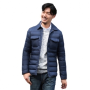 高梵 男装短款翻领商务羽绒服