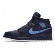 NIKE 耐克 Air Jordan 1 MID 男款篮球鞋 蓝色