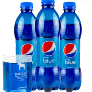 巴厘岛进口蓝色百事可乐450ml*5瓶