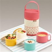THERMOS 膳魔师 三层隔层便当饭盒 DJL-580 CP