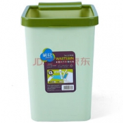 上市品牌~茶花 方形置袋废纸筒 13L 12381K *2件39.9元（合19.95元/件）