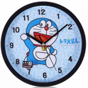 御目 可爱卡通静音挂钟