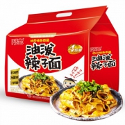 阿宽 油泼辣子四连包陕西油泼面500g