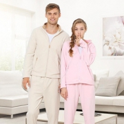 柔软舒适# 维仕威 情侣秋冬季加厚可外穿家居服