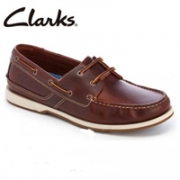 限UK7.5码：Clarks 其乐 男士Fulmen休闲船鞋