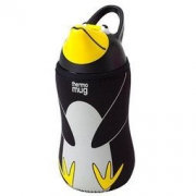 THERMO 膳魔师 MUG动物 儿童吸管保温杯 380ml 黑色款