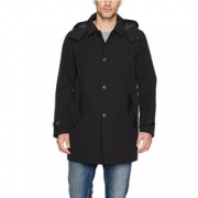 汤米·希尔费格（Tommy Hilfiger）  Hooded Rain Trench 男士连帽风衣
