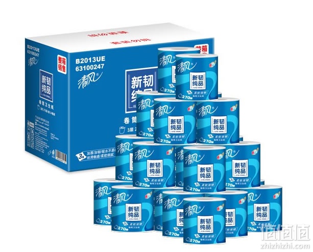 清风新韧纯品卷纸