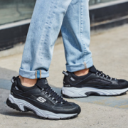 skechers 斯凯奇男士厚底增高轻质运动鞋666028
