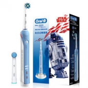 博朗 Oralb 欧乐B 3D声波震动成人充电式牙刷 P2000蓝星球大战限量版
