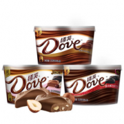 10点开始、前500名！ Dove 德芙 巧克力 多味组合 252g*3碗    44.95元包邮（下单半价）