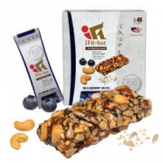 美国进口iFit-Bar 蓝莓味坚果能量棒6支共192g