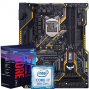 ASUS华硕 TUF Z370-PLUS GAMING 主板+英特尔 i7 8700K 酷睿六核 盒装 CPU处理器套装