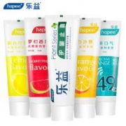 hapee 乐益 牙膏 植物水果系列 5支套装