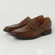 镇店之宝，Clarks 其乐 Tilden Way 男士真皮一脚蹬休闲鞋 两色