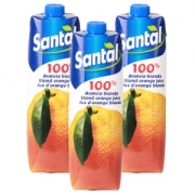意大利进口 帕玛拉特圣涛 Parmalat 100%橙汁 1L*3盒*3件