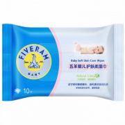 FIVERAMS五羊 婴儿护肤柔湿巾10片