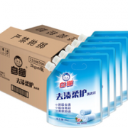 3.3元/1kg！白猫去渍柔护洗衣液2kg袋装*6（整箱）