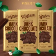 新西兰进口，Whittaker's 惠特克浓醇黑巧克力200g