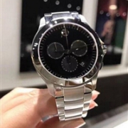 Movado 摩凡陀 Masino系列 0606885 男士三眼计时时装腕表