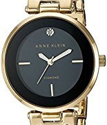 真钻镶嵌！Anne Klein AK-2512NVGB女表