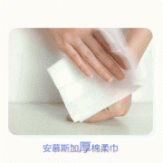 安慕斯 Anmous 婴儿手口专用棉柔巾干湿两用100抽6包