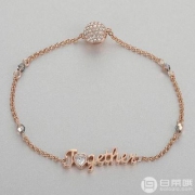 西集网：Swarovski 施华洛世奇 Remix Your Style 镀玫瑰金字母手链5375198