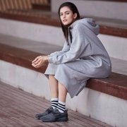 亚马逊中国：Skechers 斯凯奇 SPORT系列 女士一脚蹬时尚运动鞋 12465 两色