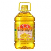 鲁花 5S压榨一级花生油 4L