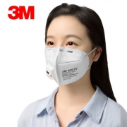 3M 9001V 呼气阀防护口罩 KN90级别 25只装*2