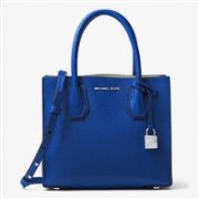 手快！MICHAEL KORS Mercer 女士中号手提包 宝蓝色