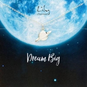 Lily Charmed 银色梦星球项链
