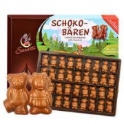 限地区：Sarotti 萨洛缇 儿童小熊牛奶巧克力100g 36颗小熊图案