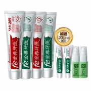 fe 金典牙医 酶指数9.1 早晚牙膏套装（125g牙膏*2+牙白灵*2） *2套