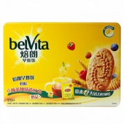 焙朗 早餐饼和立顿茶包礼听600g