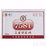天猫商城：中茶牌 7581 云南普洱砖茶 熟茶 250克