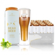 Harboe 哈尔博 白熊小麦啤酒 500ml*24