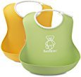 秒杀好价！BABYBJORN Soft Bib 软胶防碎屑围嘴 2只装