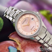 美国亚马逊：Citizen 西铁城 FE1140-86X 女士施华洛世奇水晶光动能腕表 $97
