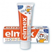 德国Elmex 婴幼儿童洁齿可吞咽乳牙牙膏 50ml*5