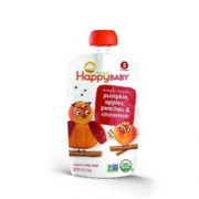 凑单品： HAPPYBABY 禧贝 有机果泥 南瓜苹果蜜桃肉桂味 2段 99g