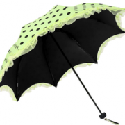 天堂伞 （防晒值UPF50+）黑胶三折晴雨伞  19.95元（39.9元，2件5折）