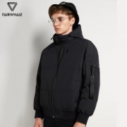 马克华菲 秋冬新款 时尚连帽羽绒服