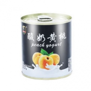 爱斯曼 酸奶黄桃罐头 312g*6罐