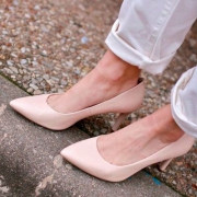 限尺码，Rockport 乐步 TOTAL MOTION女士真皮高跟单鞋 M79261-C